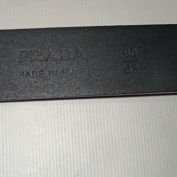 Prada Belt - size 80 - Black - Picture 4 of 9